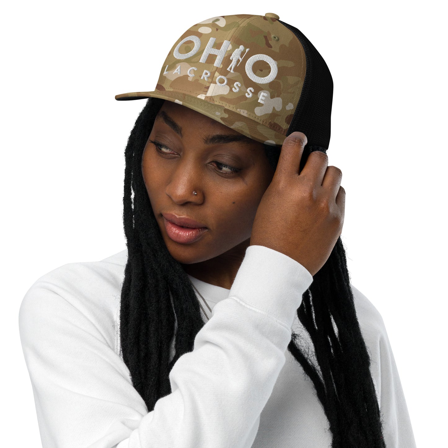 OH LACROSSE (Player substitution)-Closed-back trucker cap