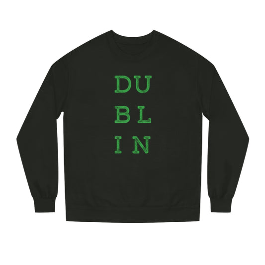 D U B L I N_vertical stack-Unisex Crew Neck Sweatshirt