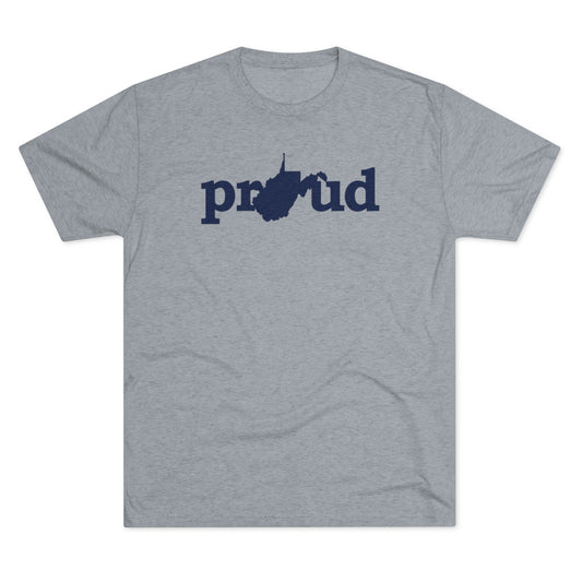 PROUD WV_Unisex Tri-Blend Crew Tee