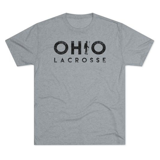 OHIO_PLAYER SUBSTITUTION_LACROSSE-Distressed-Unisex Tri-Blend Crew Tee