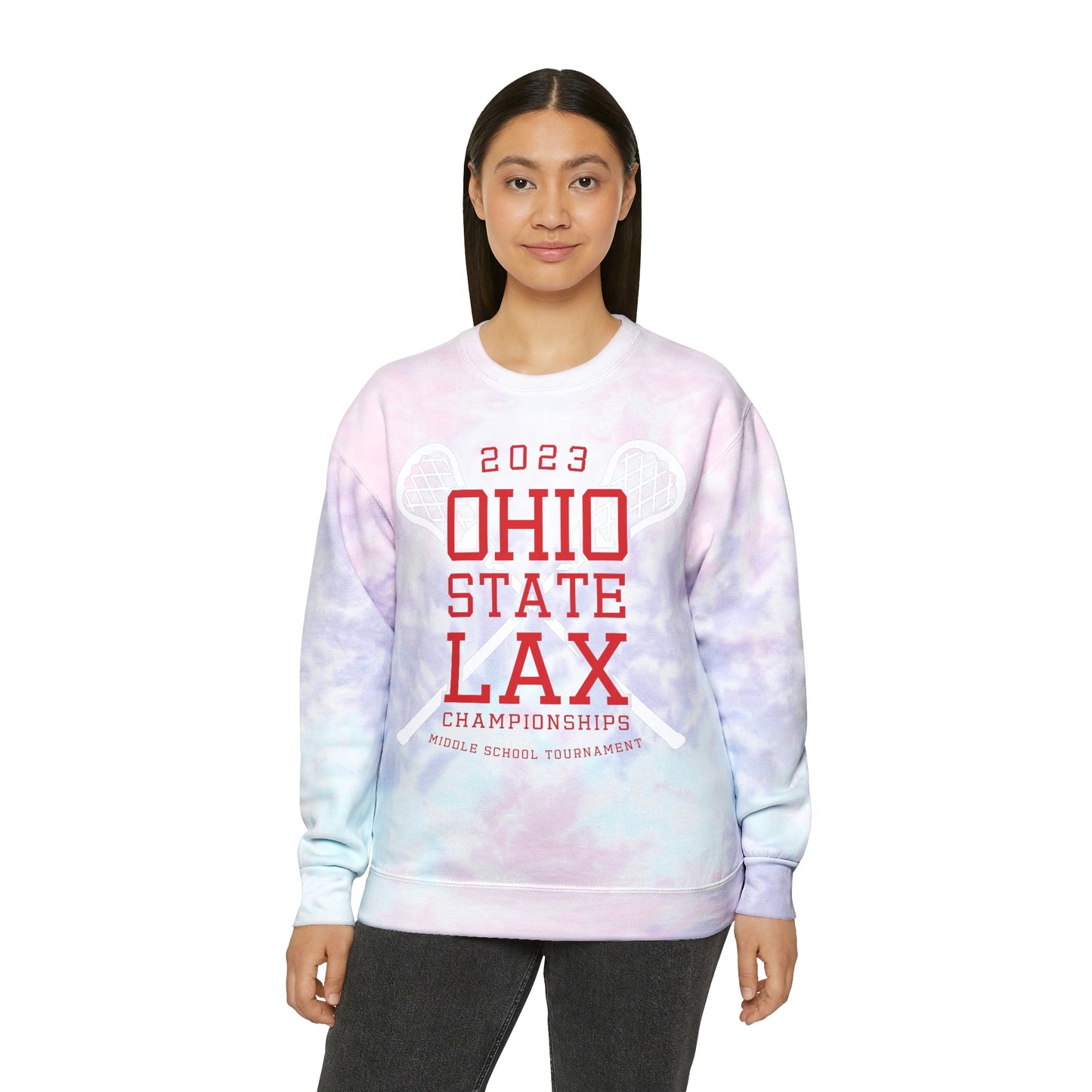 2023 OH LAX STATE TOURNAMENT-Unisex Tie-Dye Sweatshirt