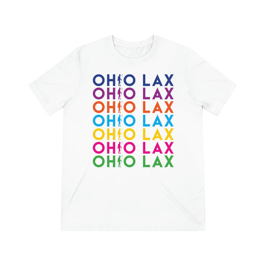 COLOR FADE_OHIO LAX (Player substitution)-Unisex Triblend Tee