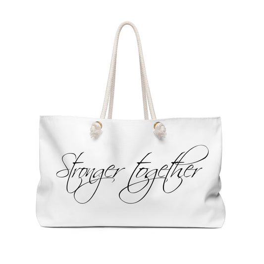 STRONGER TOGETHER_HEART HANDS-Weekender Bag