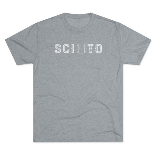 SCIOTO (outline) BASEBALL (substitution)-Unisex Tri-Blend Crew Tee