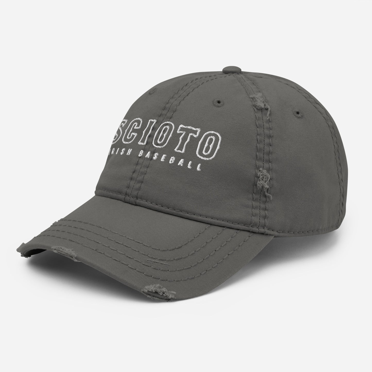 SCIOTO BASEBALL_Embroidered-Distressed Dad Hat