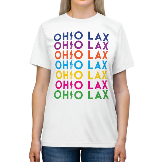 COLOR FADE_OHIO LAX (Player substitution)-Unisex Triblend Tee