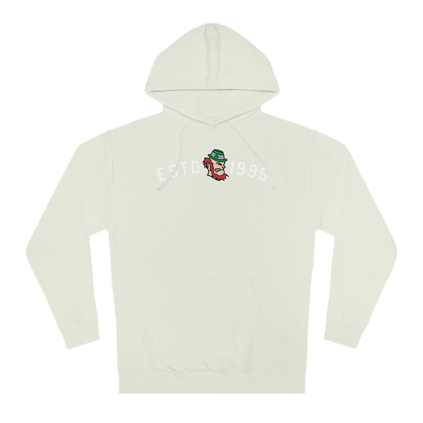EST 1995-Leprechaun_Unisex Hooded Sweatshirt