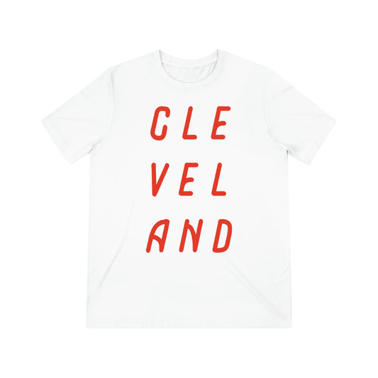 CLEVELAND_STACKED-Unisex Triblend Tee