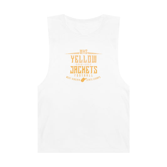 WHS YELLOWJACKETS 2022-2023_MASCOT (back)-Unisex Barnard Tank