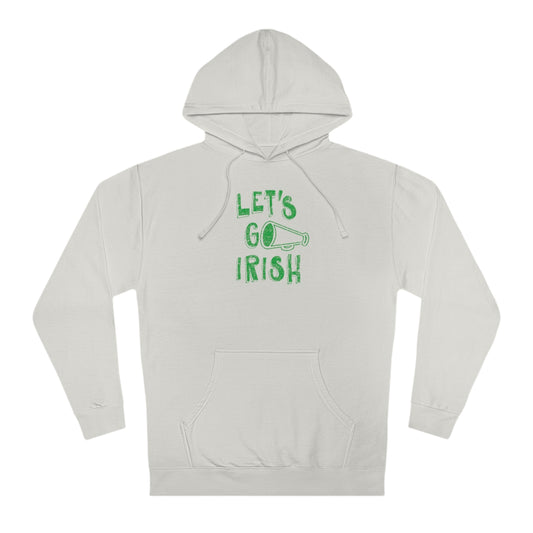 LET'S GO IRISH_MEGAPHONE-Unisex Hooded Sweatshirt
