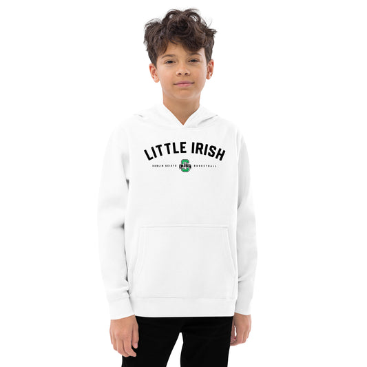 LITTLE IRISH_SCIOTO logo-Kids fleece hoodie