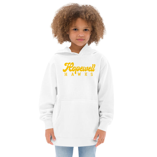HOPEWELL_SCRIPT_HAWKS-Kids fleece hoodie
