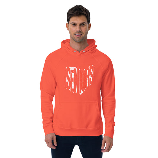 SENIORS (knockout) OH STATE SHAPE-Unisex eco raglan hoodie