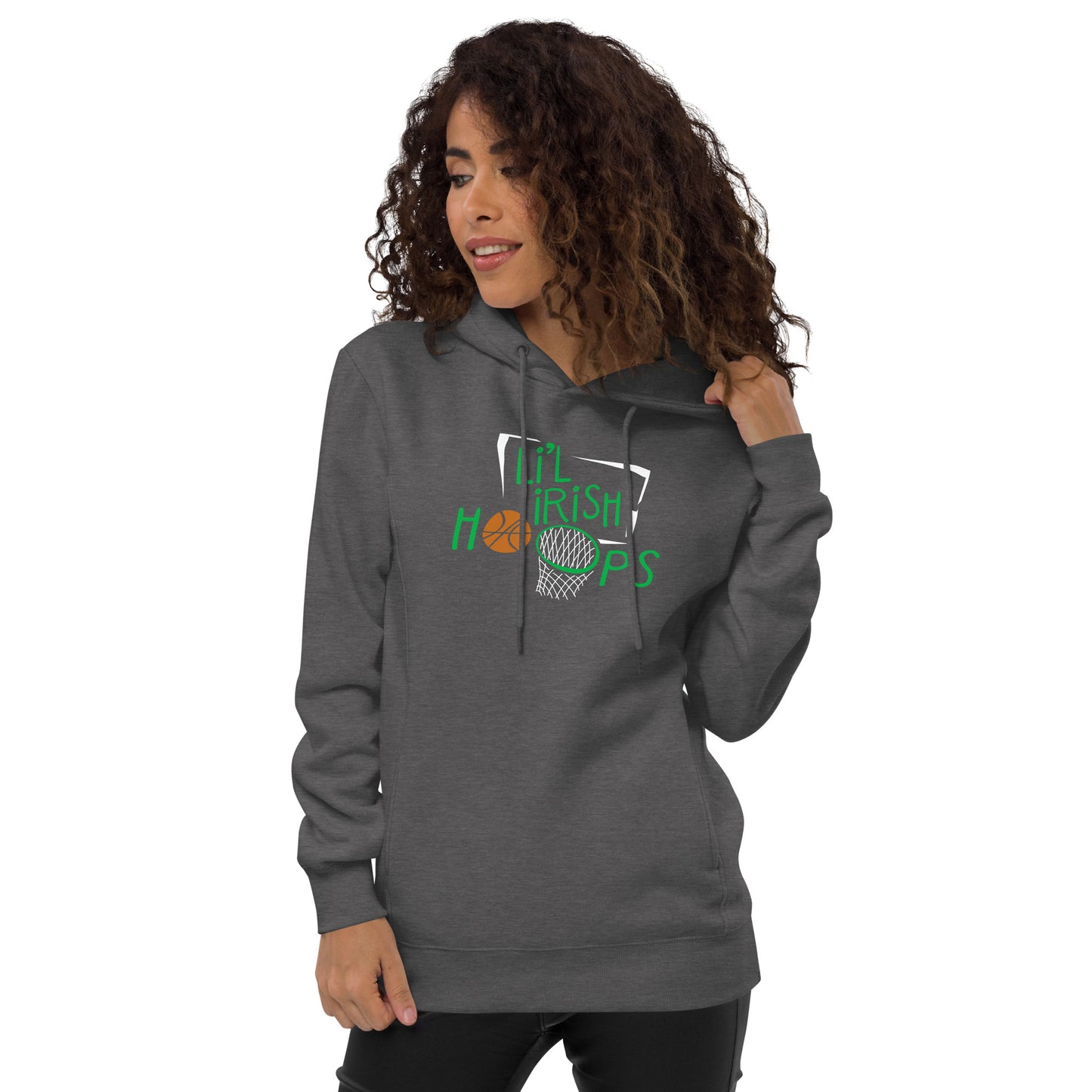 LITTLE IRISH_Original graphic_distressed-(side pockets)-Unisex fashion hoodie