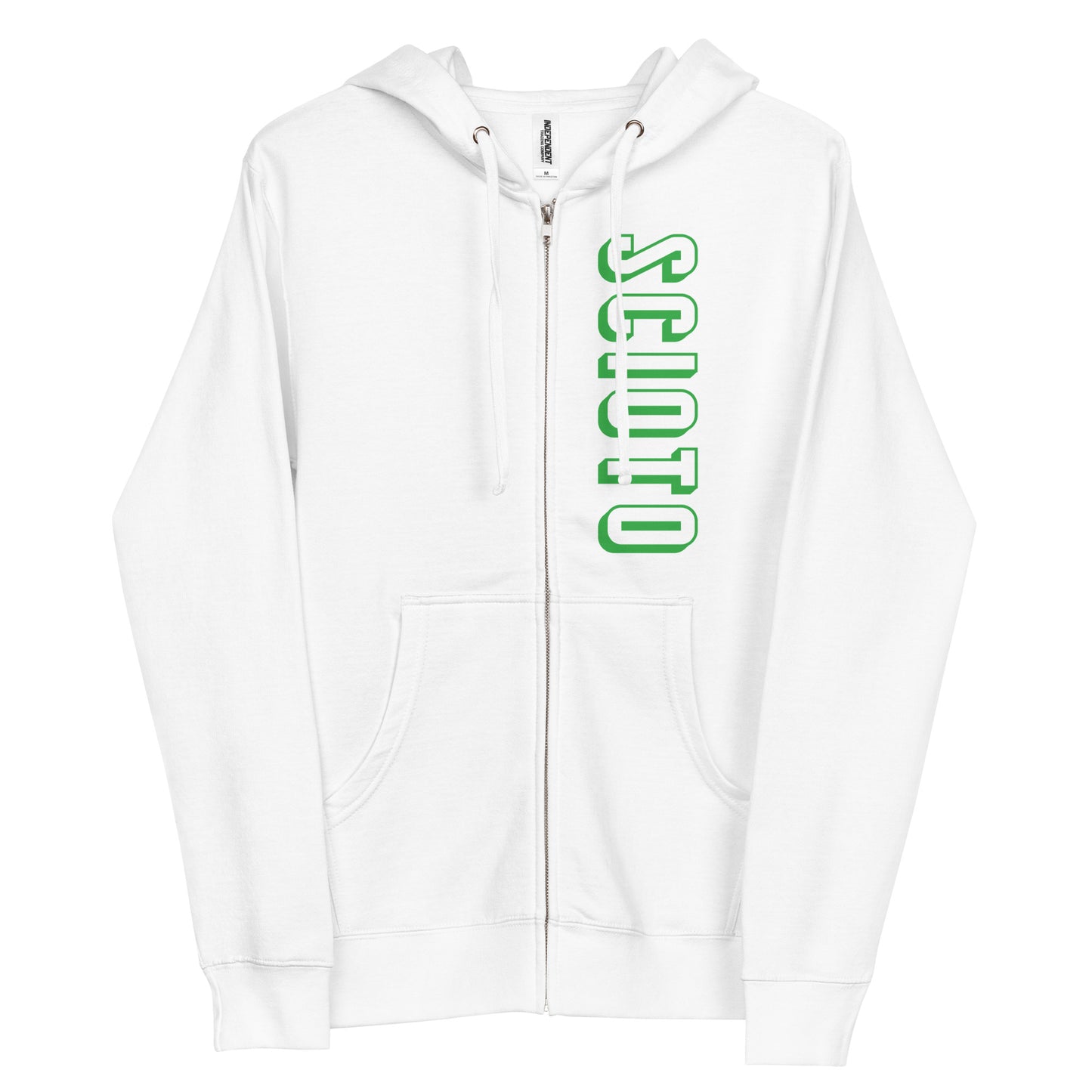 SCIOTO (vertical)-Unisex fleece zip up hoodie