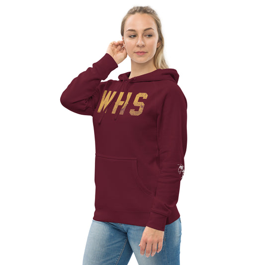 WHS_MASCOT(sleeve)-Unisex kangaroo pocket hoodie