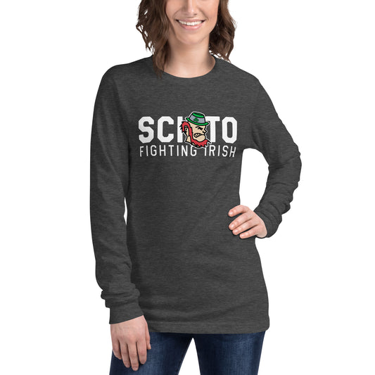 SCIOTO FIGHTING IRISH-MASCOT FEATURE-Unisex Long Sleeve Tee