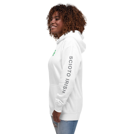 SCIOTO LOGO-Distressed_SCIOTO IRISH (sleeve)-Unisex Hoodie