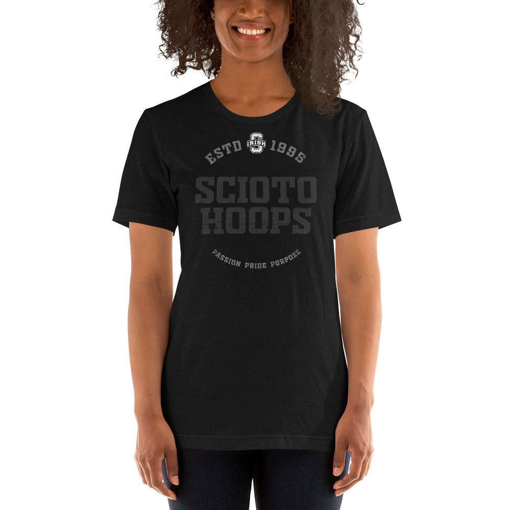 SCIOTO HOOPS-PASSION PRIDE PURPOSE-Unisex t-shirt