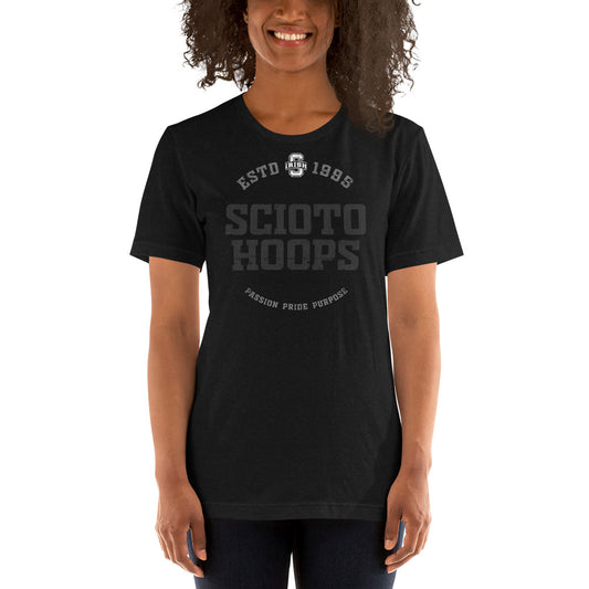 SCIOTO HOOPS-PASSION PRIDE PURPOSE-Unisex t-shirt