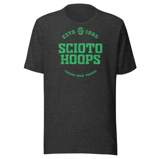 SCIOTO HOOPS-PASSION PRIDE PURPOSE-Unisex t-shirt
