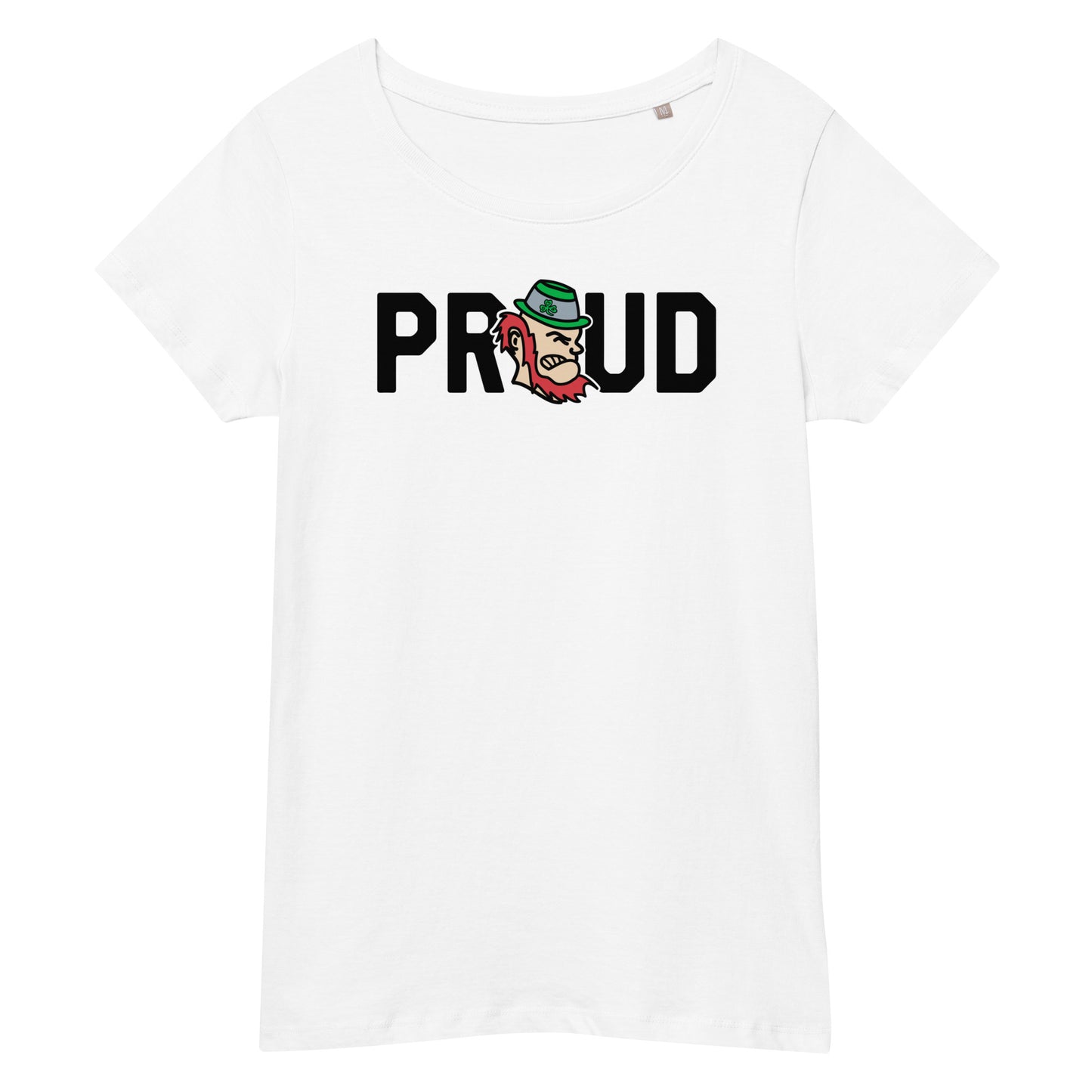 PROUD-IRISH MASCOT FEATURE-Women’s basic organic t-shirt