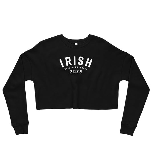 IRISH_arched_SCIOTO BASEBALL-Crop Sweatshirt
