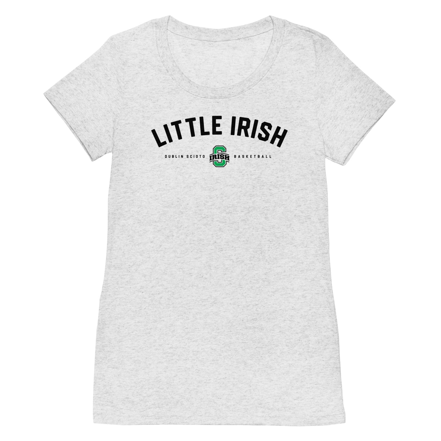 LITTLE IRISH_SCIOTO LOGO-Tri-blend Ladies' short sleeve t-shirt