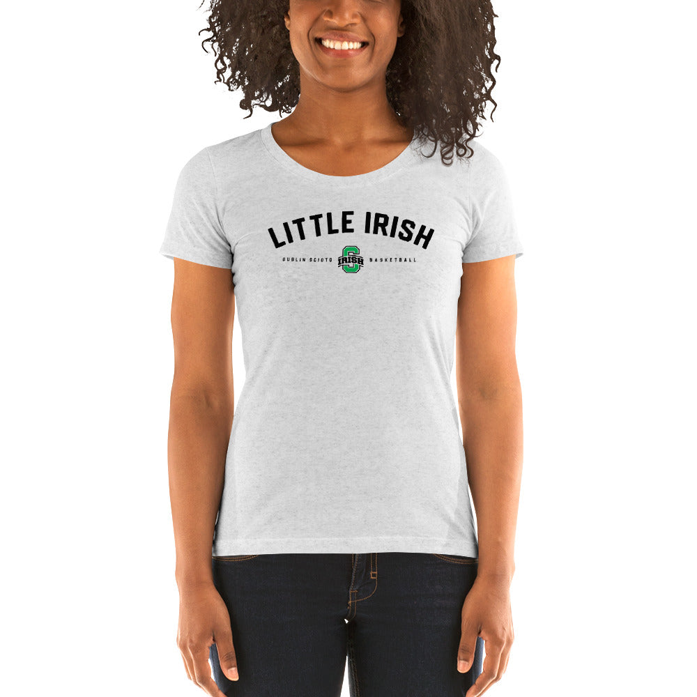 LITTLE IRISH_SCIOTO LOGO-Tri-blend Ladies' short sleeve t-shirt