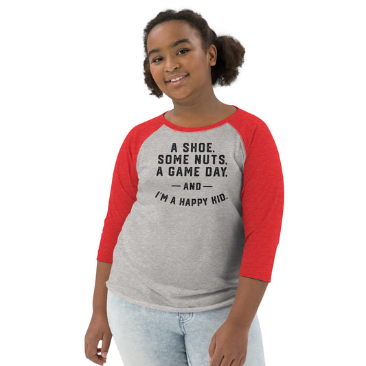 A SHOE AND SOME NUTS_Youth baseball shirt